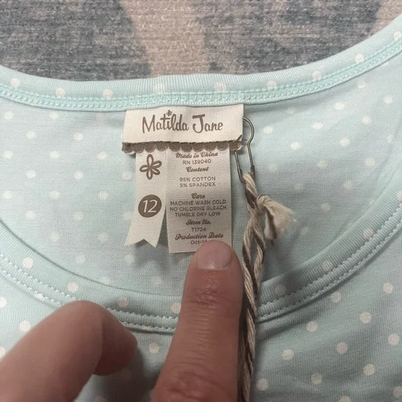 NWT Matilda Jane girls tank top - Picture 2 of 3